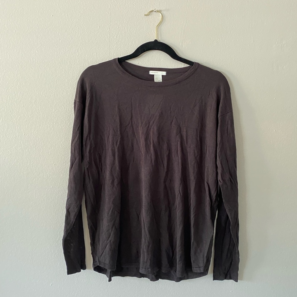 H&M black long sleeve shirt size small